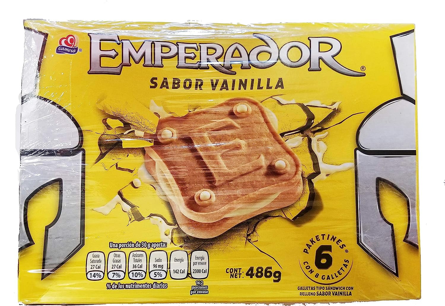 Gamesa Emperador Vanilla Sandwich Cookies
