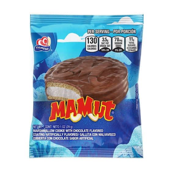 Gamesa Mamut Marshmallow Chocolate Cookie, 1 oz Bag, Single Pack