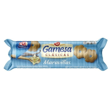 Gamesa Maravillas Cookies Vanilla Natural and Artificial Flavor, 3.45 oz (21 cookies)