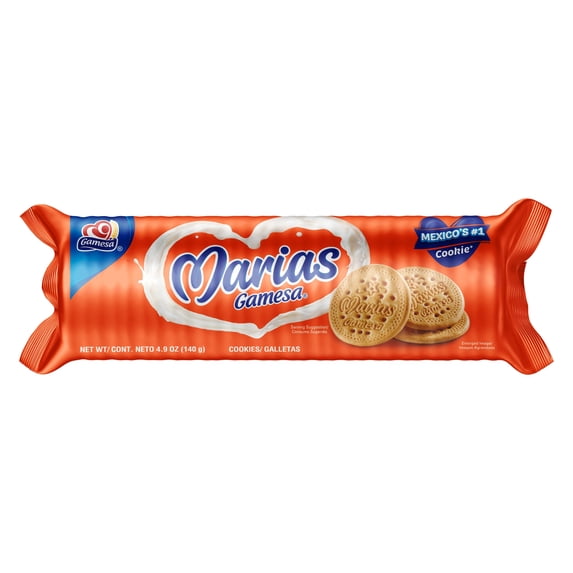 Gamesa Marias Cookies, About 40 Cookies Per Pack, 4.93 oz Bag
