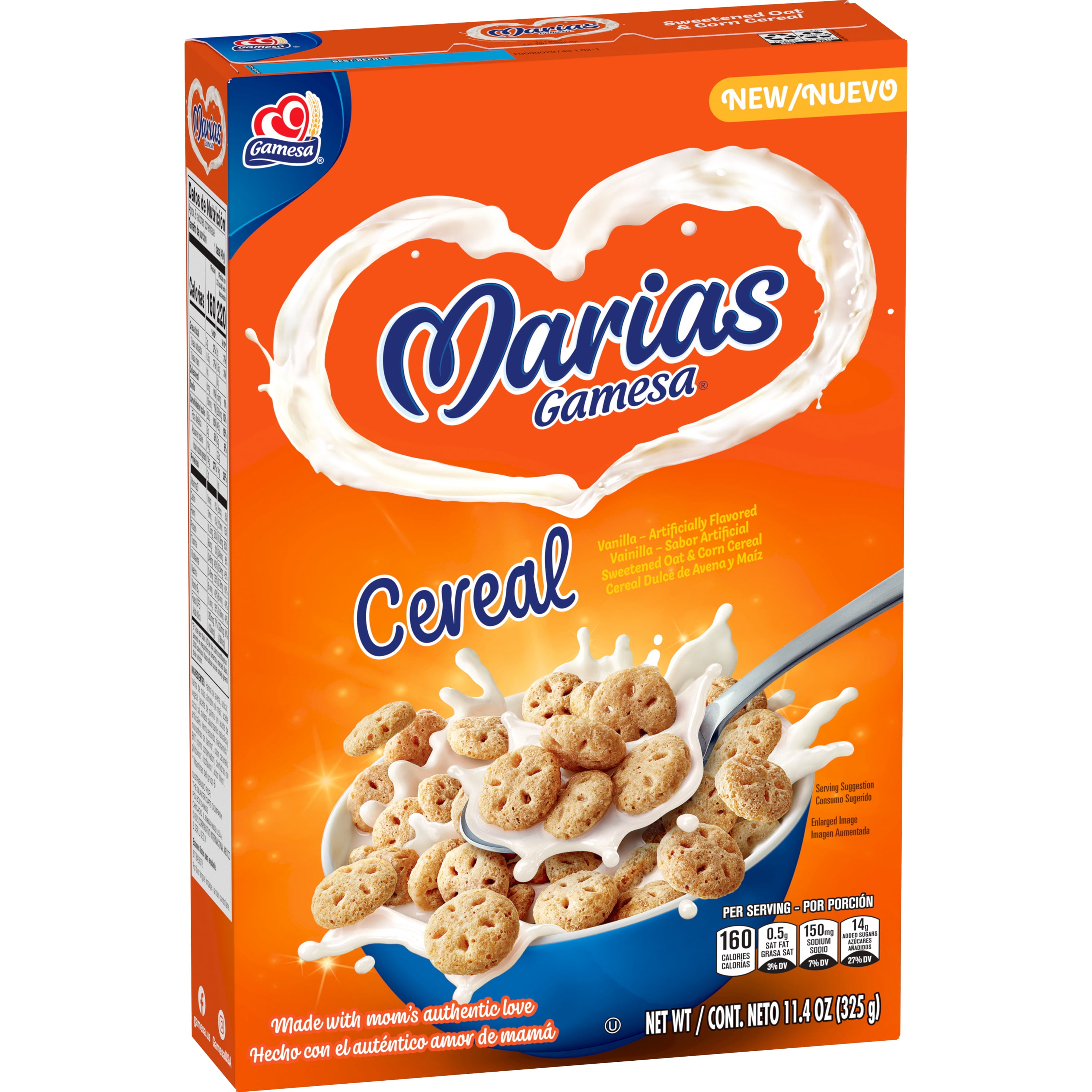 Gamesa Marias Vanilla Artificially Flavored Cereal, 11.4 oz