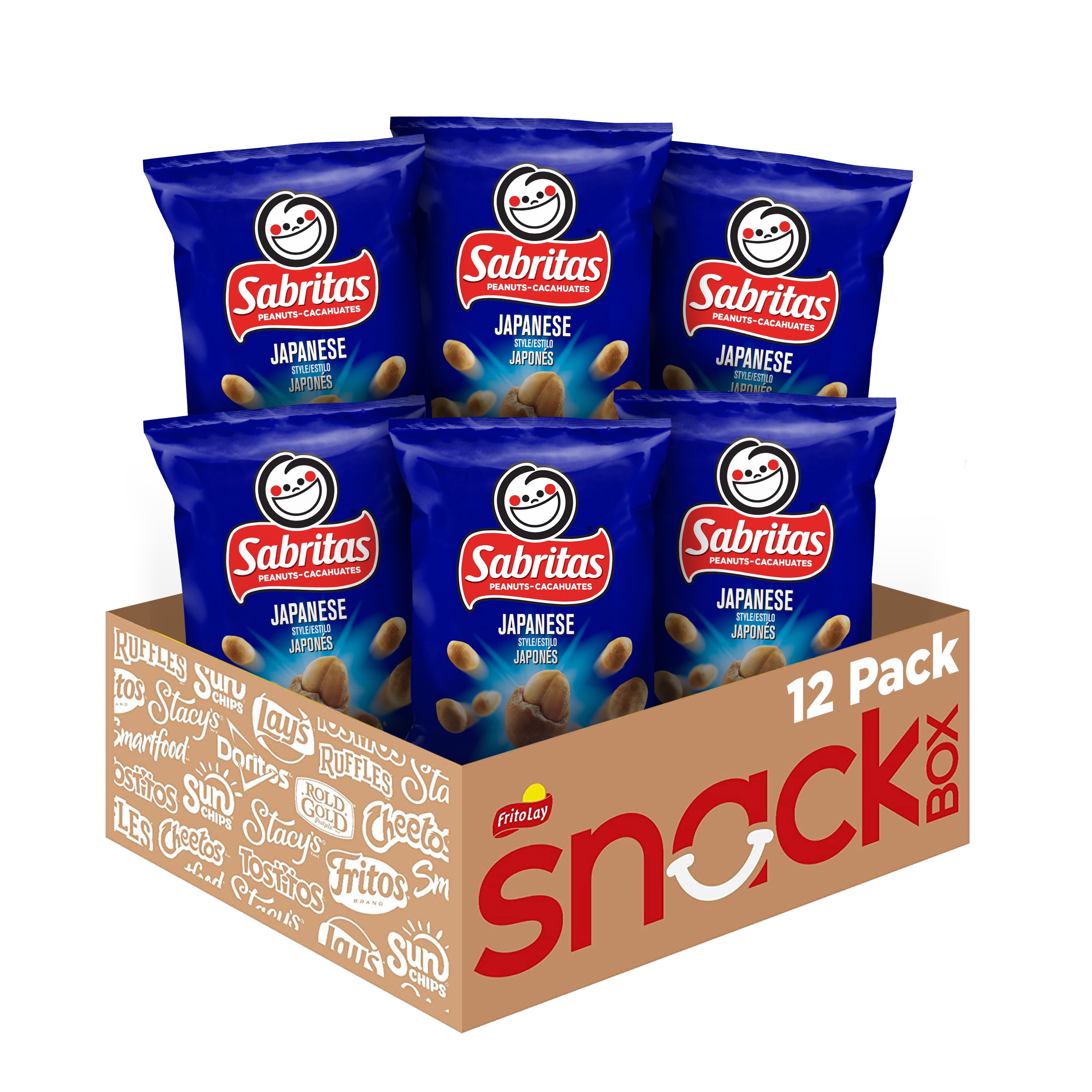 Gamesa Sabritas Grocery Nuts - Japanese-Style Peanuts, 7 oz, Pack