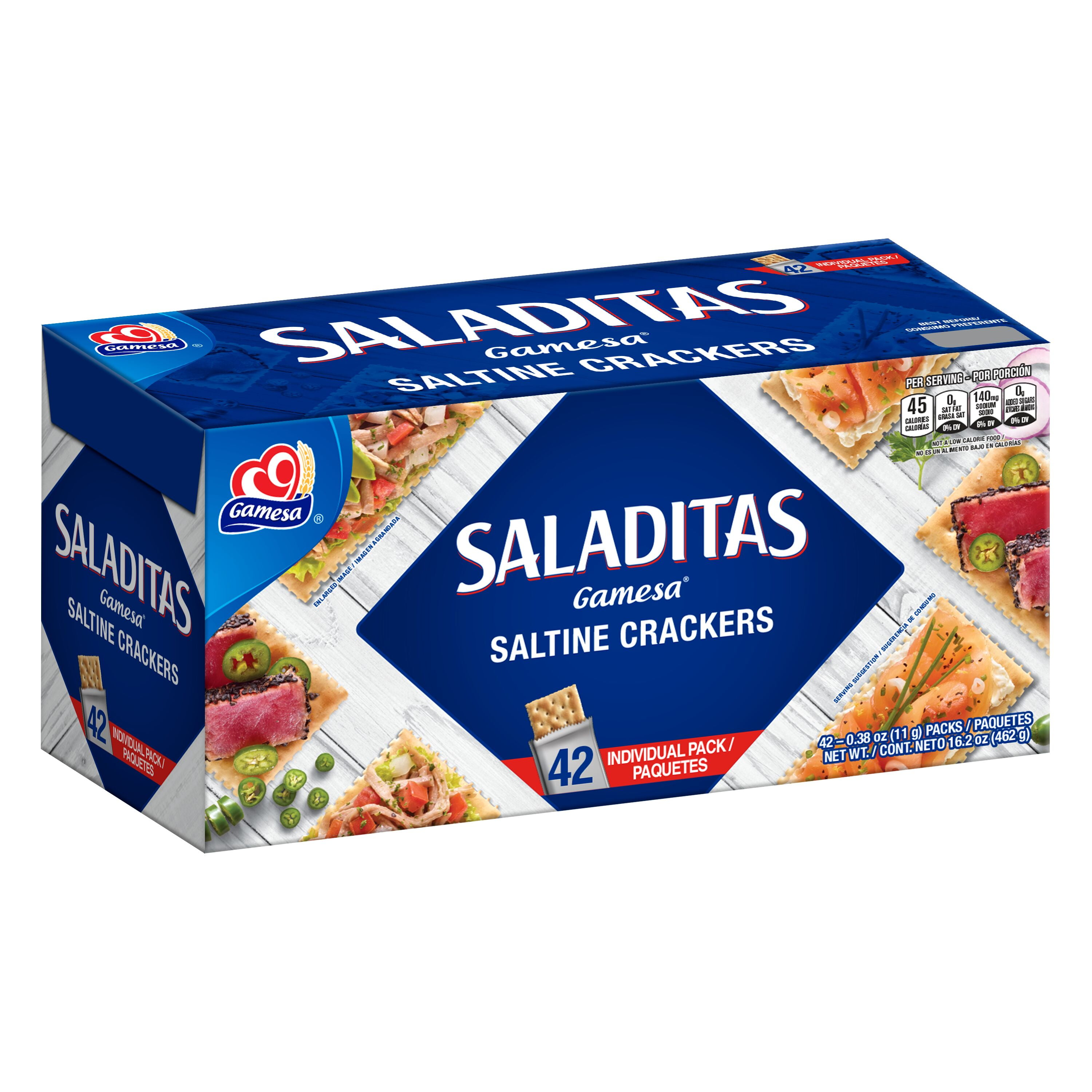 Gamesa Saladitas Saltine Crackers, 16.2 oz