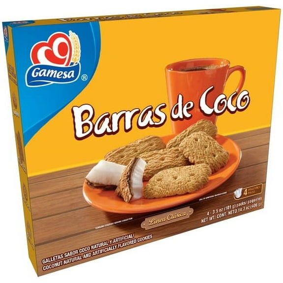 Gamesa barras de coco