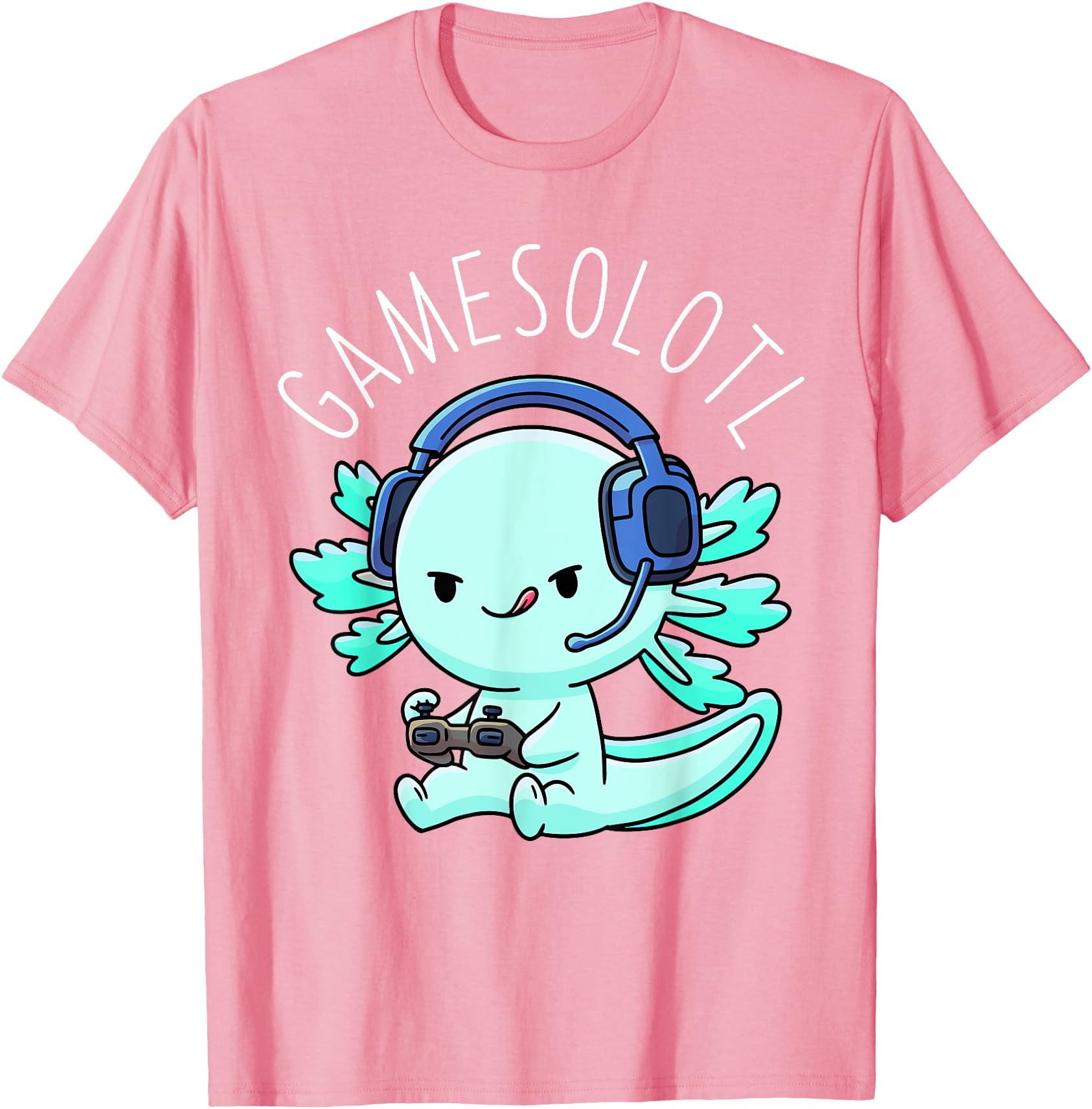 Gamesolotl Axolotl Gamer Anime Gifts Kawaii Softstyle Unisex T Shirt gamesolotl-axolotl-gamer-anime-gifts-kawaii-softstyle-unisex-t-shirt