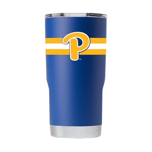 Gametime Sidekicks Pittsburgh 20oz Blue Tumbler - Officially Licensed, 18/8 Stainless Steel, Double-walled, Vacuum-insulated, UV LED Printed Logos, Sweatless, Stays Hot/Cold - 360