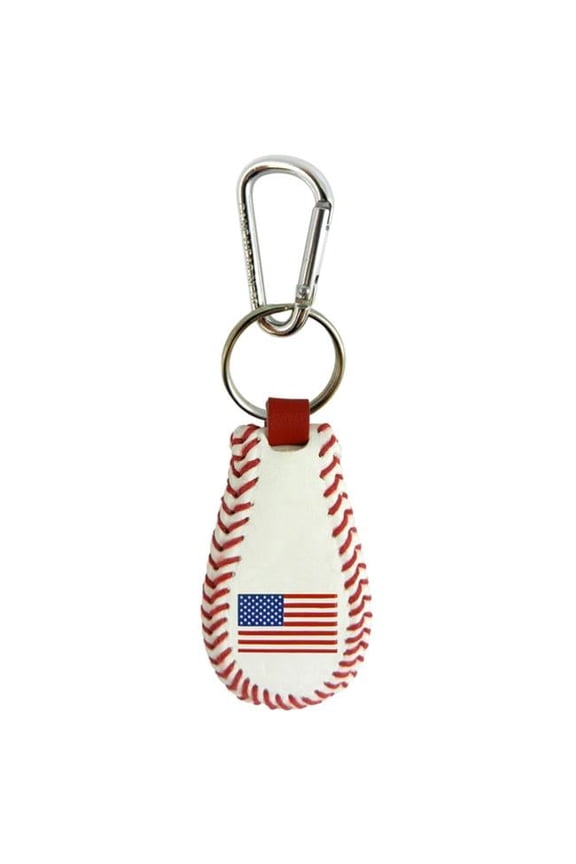 1294002621 American Flag Classic Baseball Keychain