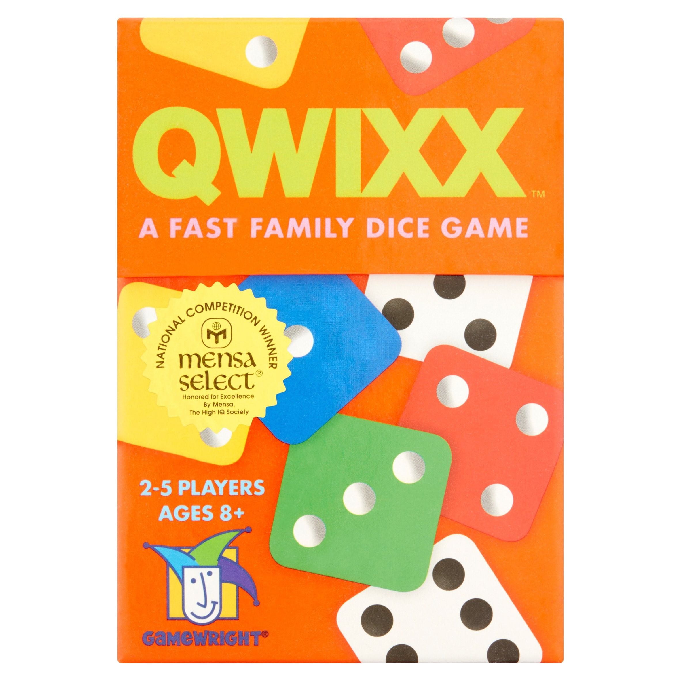  Gamewright Qwixx, Replacement Score Cards Action Game