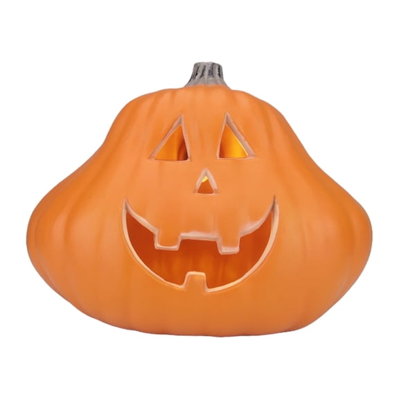 Gamexcel 10 x 14in Halloween Pumpkin Jack O Lanterns Light Up Indoor Outdoor Halloween Decorations
