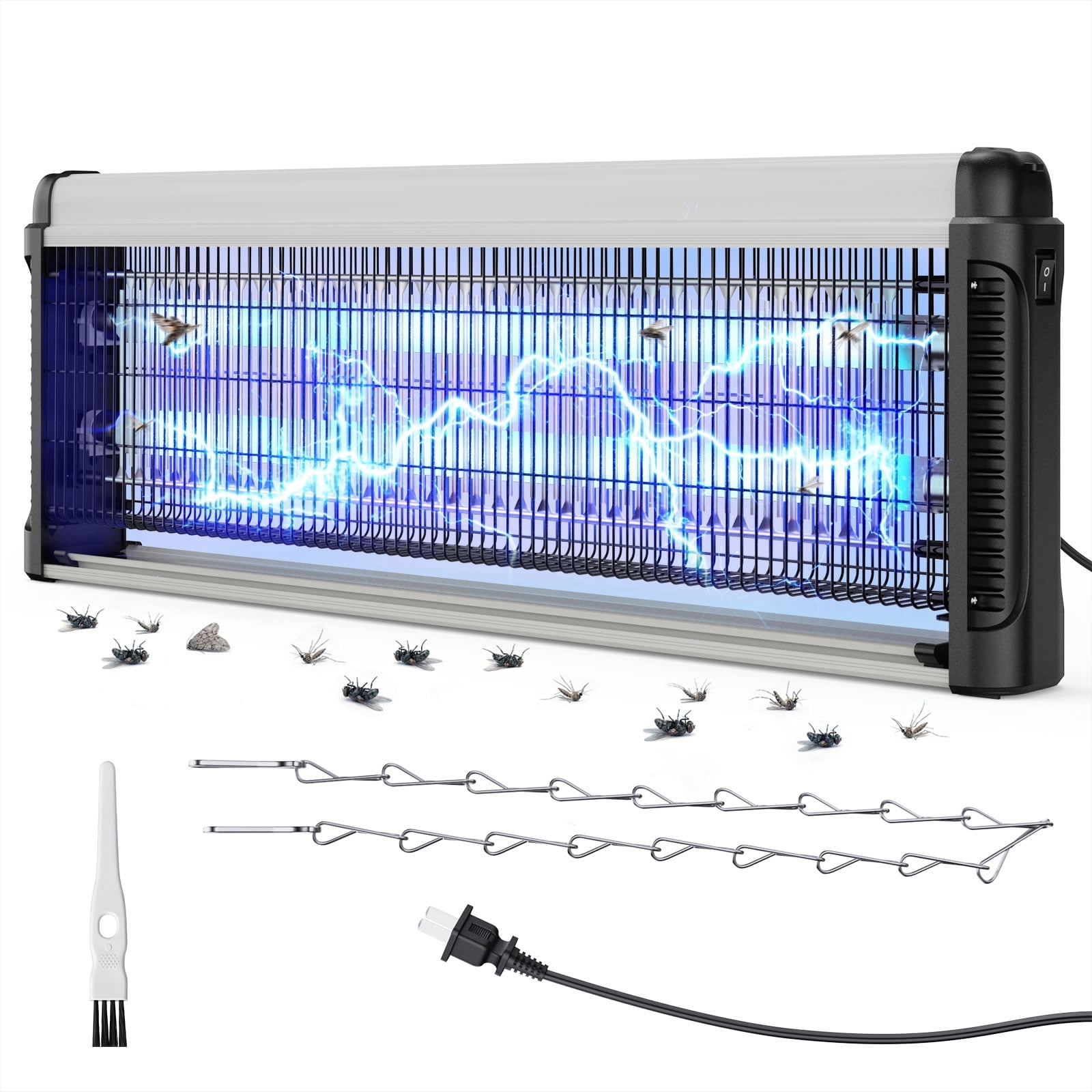 Gamexcel 40W Electronic Bug Zapper, Indoor/Outdoor Mosquito Trap with UVA Light, Hanging, 1600 sq ft Coverage