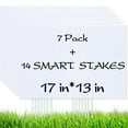 thumbnail image 1 of Gamexcel Blank Customizable Yard Signs, 13” x 17” 7 Count, 1 of 8
