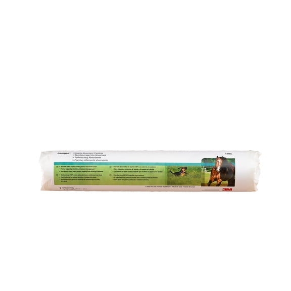 Gamgee Highly Absorbent Padding (cotton), Marketed by 3M, 1396L,18" x ~7.6 ft.