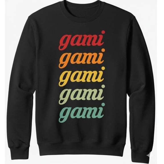 Gami Vintage Name Retro Grandma Graphic SWEATSHIRT All Size S-5XL