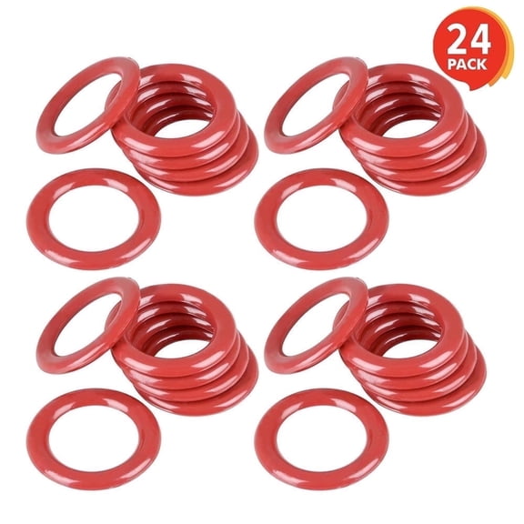 Gamie Plastic Carnival Bottle Ring Toss Game - 24-Pack Fun Outdoor Party Games