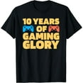 thumbnail image 1 of Gaming 10th Birthday Video Games - 10 Year Old Gamer T-Shirt, 1 of 3