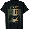 thumbnail image 1 of Gaming 40 Years old LVL 40 Complete 1981 Level 40 T-Shirt, 1 of 3