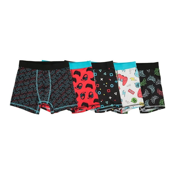 Gaming AOP Boy's 5-Pack Boxer Briefs-6