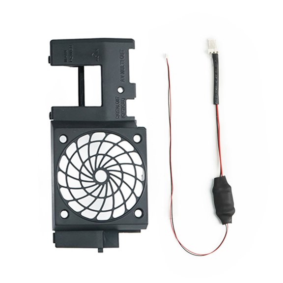 Gaming Accessories Fan Set for Fat SCPH-3XXXX SCPH-5XXXX Mute Fan Bracket with Cooling Fan Replacement