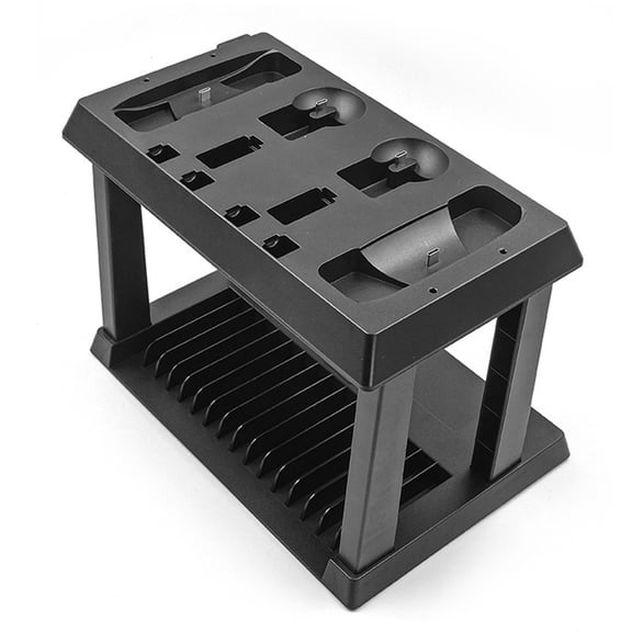 Gaming Accessory Storage Holder Rack Controller Fast Charging Dock Station Built-in Disc Organiser