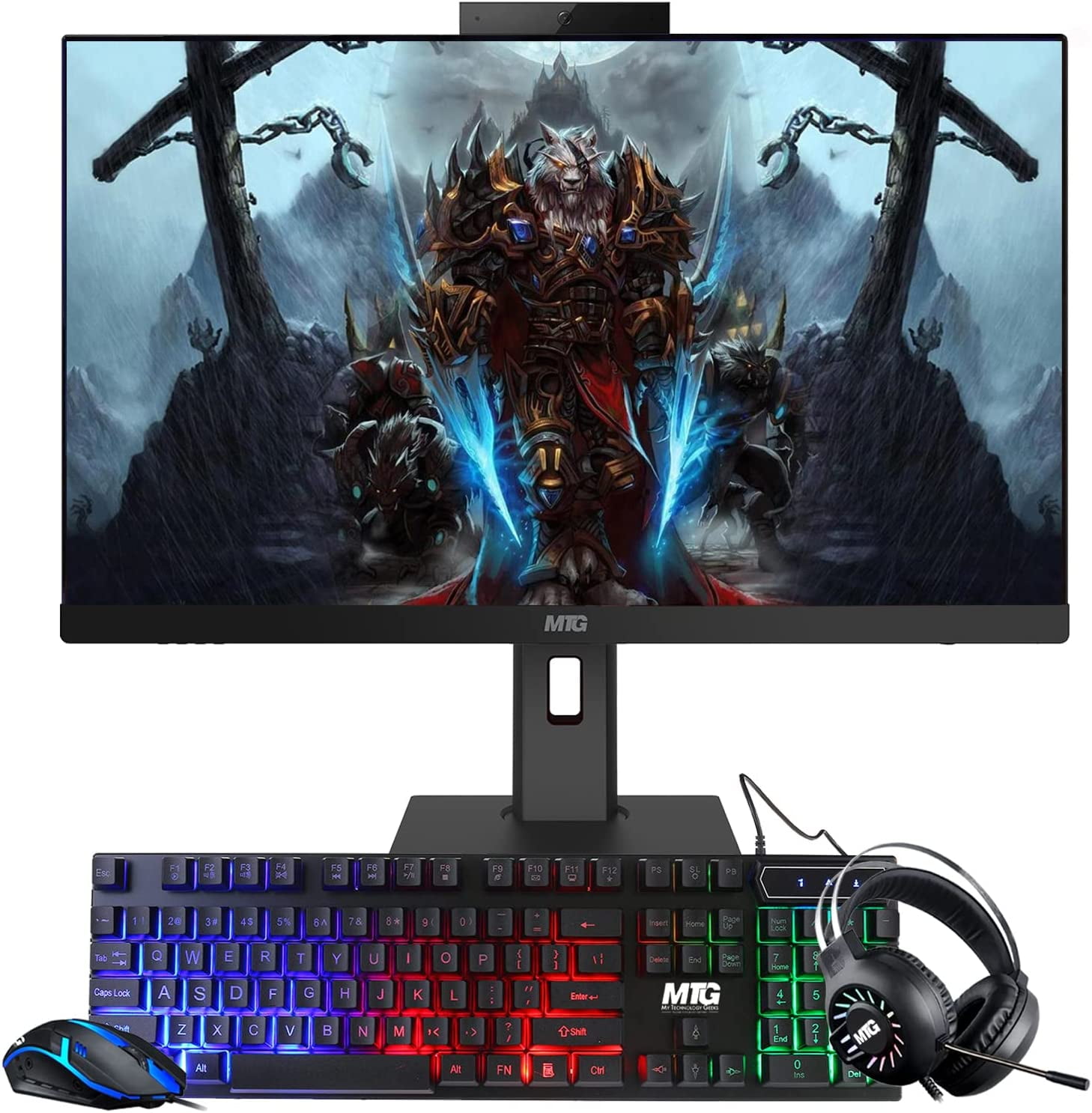 Gaming All in one PC 24 Inch FHD Touchscreen, MTG Yama, Intel Core i5