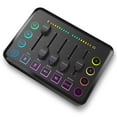 Gaming Audio Mixer, Audio Mixer for Streaming, Streaming RGB PC Mixer