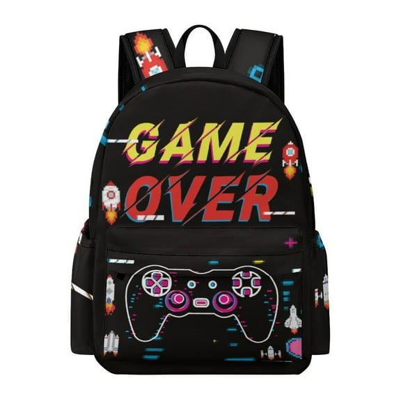Gaming Backpack 17 Inch Cartoon Gaming Backpack Large Capacity Daily Commuter