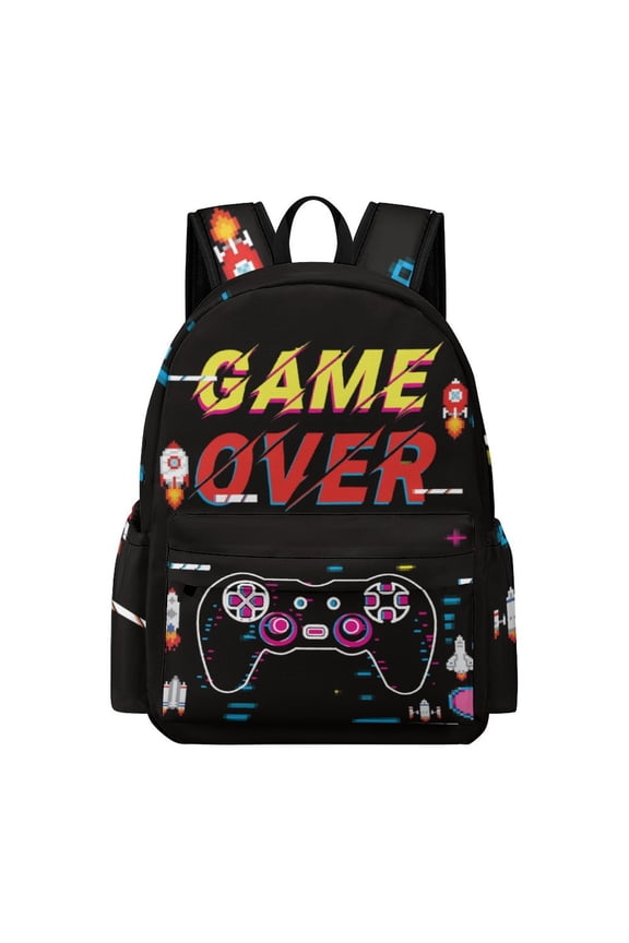 Gaming Backpack 17 Inch Gaming Schoolbag Travel Cartoon Backpacks