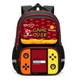 thumbnail image 1 of Gaming Backpack Set - 3pcs School Bookbag with Lunch Box and Pencil Case, Big 17 Inch Video Game Themed Backpack for Middle Elementary Grade Teen Boys Students, 1 of 4