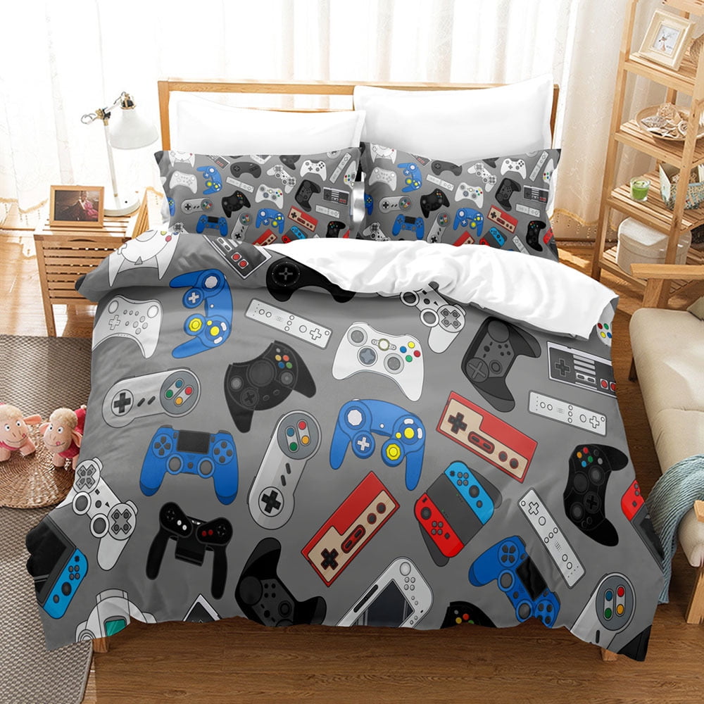 Gaming Bedding 3D Gamepad Duvet Cover Boys Gamer Gaming Joystick