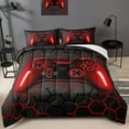thumbnail image 1 of Gaming Bedding Set Size,Gamer Comforter Set for Boys Video Games Comforter for Kids Soft Microfiber Gamepad Comforter Teen Boys Bedroom Bed Set Gamer Sets 30046,, 1 of 5