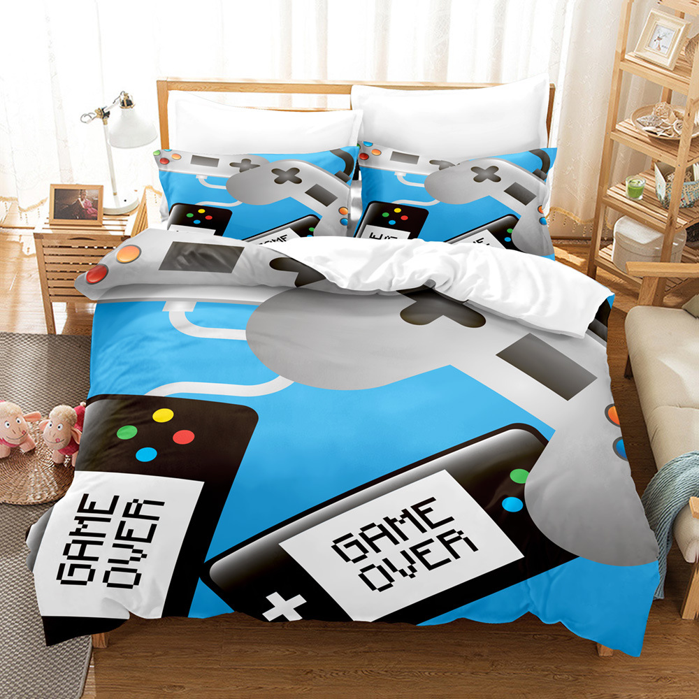 Gaming Bedding Sets for Boys Kids Teens,Gamer Room Decor Video Game