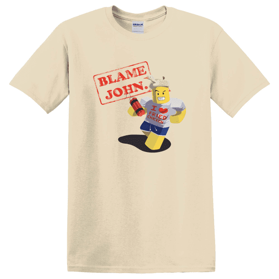 Gaming Blame John Team Gamer Squad Design T-Shirt