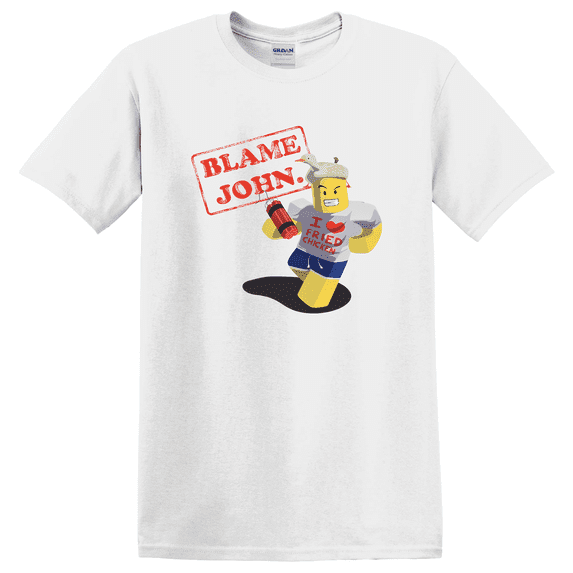 Gaming Blame John Team Gamer Squad Design T-Shirt