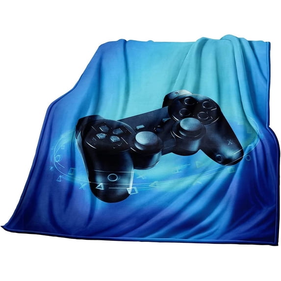 Gaming Blanket for Boys Fleece Cozy Gamer Gift Throw Blanket Gaming Video Games Bed Blanket for Teens Kids Game Room Decor Plush Blanket for Suit for Bedroom Couch Birthday Gift(60''X50'')