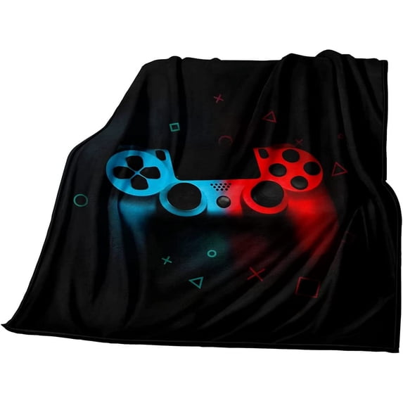 Gaming Blanket for Boys Fleece Cozy Gamer Gift Throw Blanket Gaming Video Games Bed Blanket for Teens Kids Game Room Decor Plush Blanket for Suit for Bedroom Couch Birthday Gift(80''X60'')