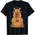 thumbnail image 1 of Gaming Capybara T-Shirt, 1 of 3