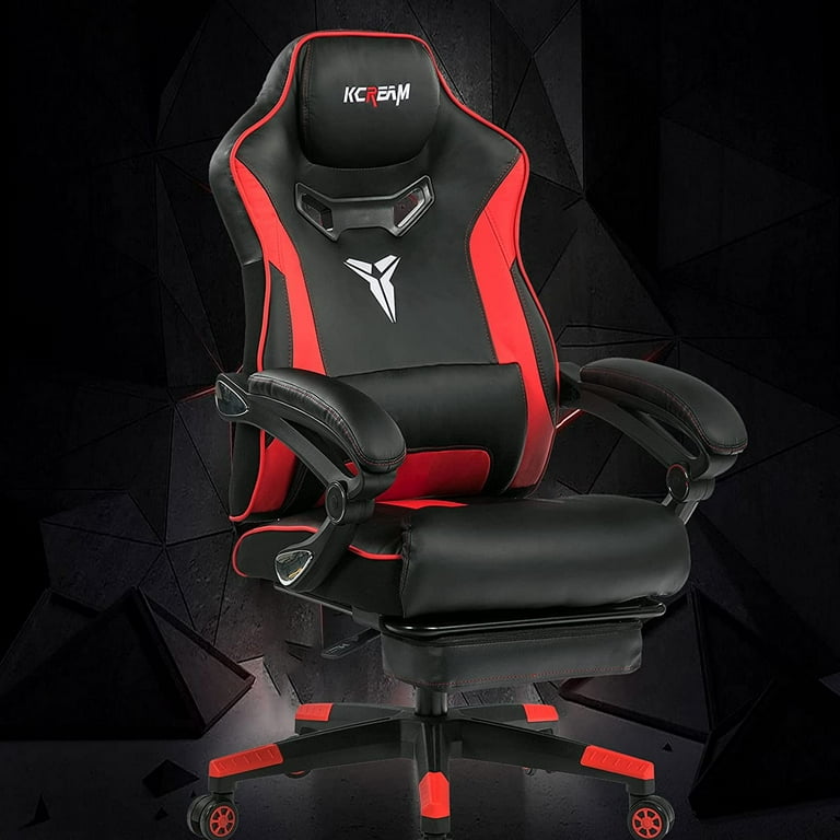 Gaming Chair with Footrest,Gaming Chair,Office Chair with Foot Rest,Anime  Gaming Chair,Gaming Chairs for Adults,for Game Room,Bedroom,Office,Living