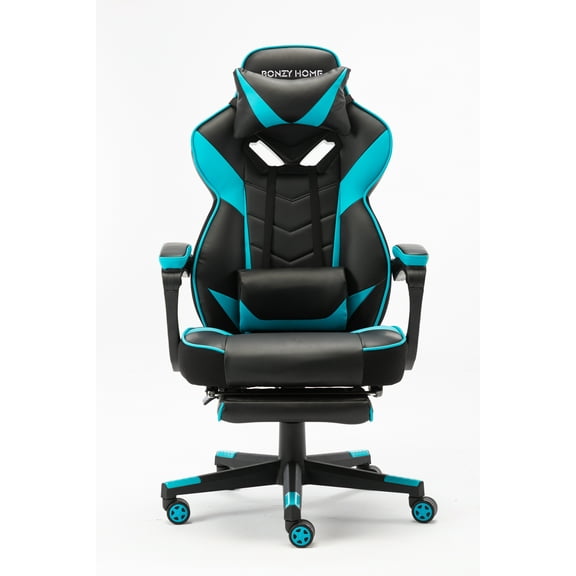 Gaming Chair Computer Office Chair Ergonomic Desk Chair with Footrest Racing Executive Swivel Chair