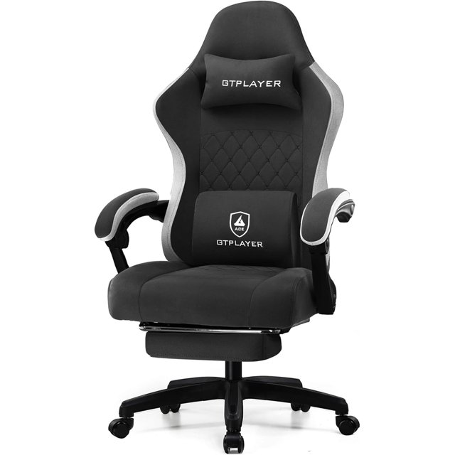 Gaming Chair, Computer Office Chair with Pocket Spring Cushion, Linkage
