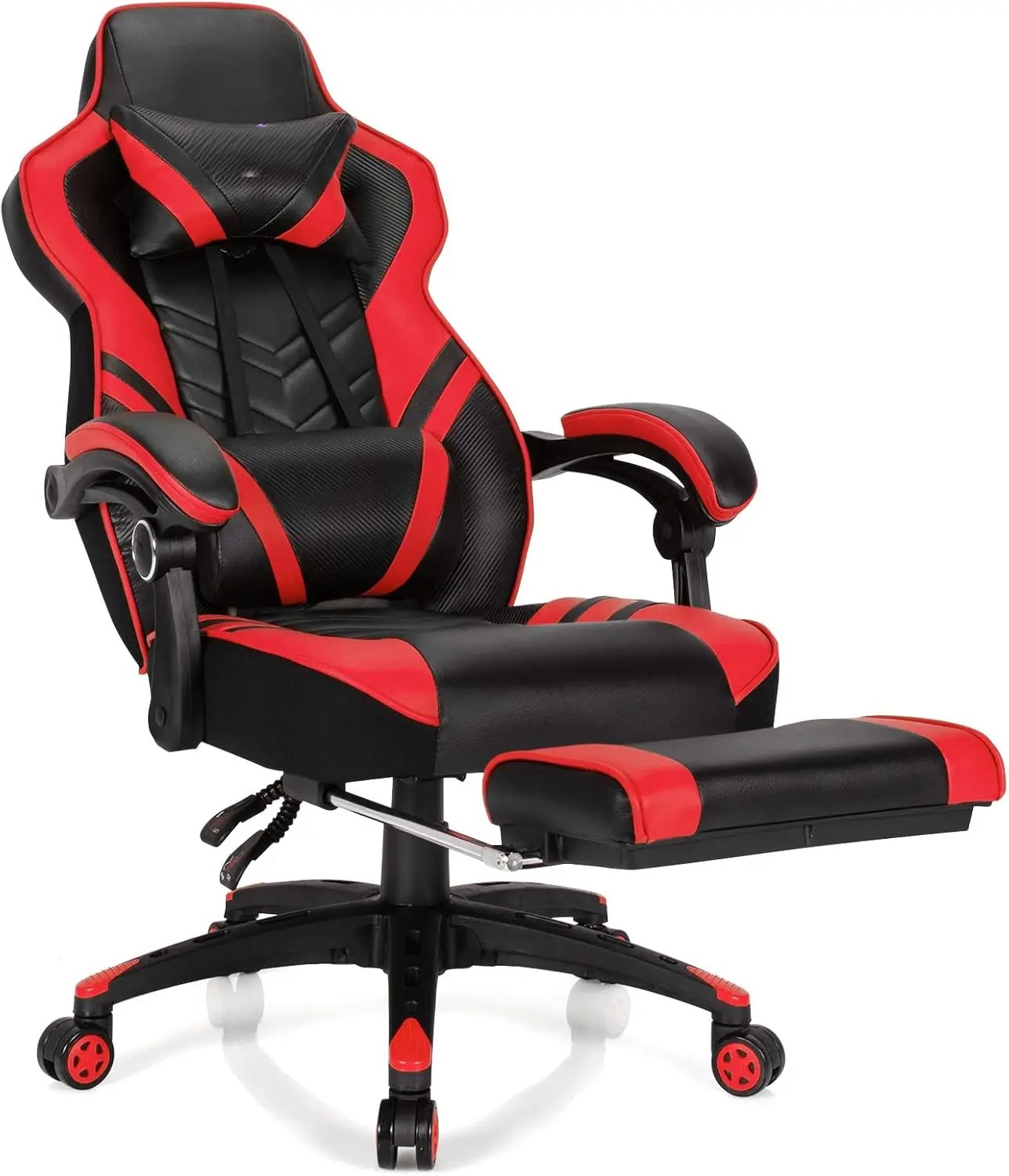 Gaming Chair,Ergonomic Computer Chair with Footrest,Linkage Armrests