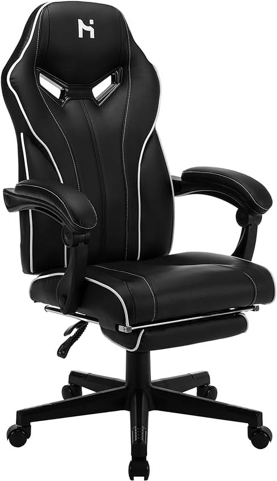 Gaming Chair with Footrest, Video Game Chair for Adults, Computer