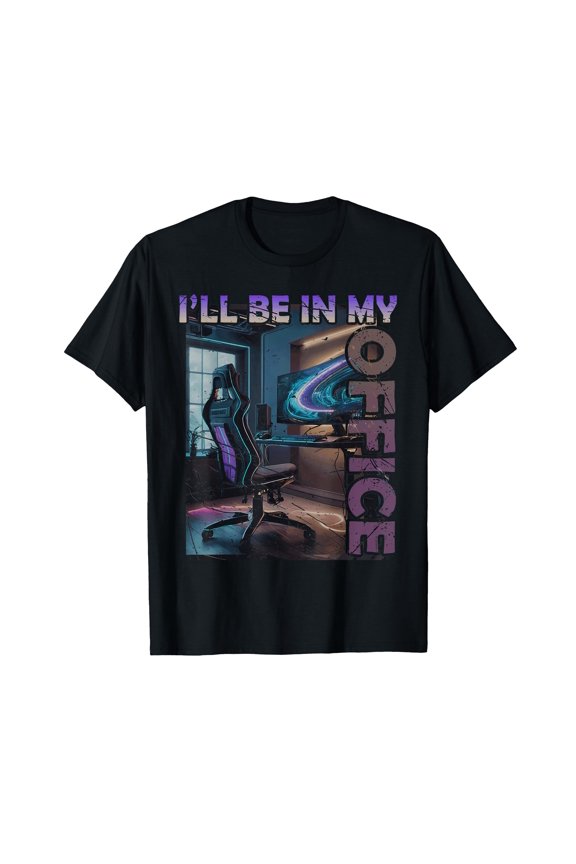 Gaming Chair Graphic T-Shirt | Perfect for PC Gamers in Their Office