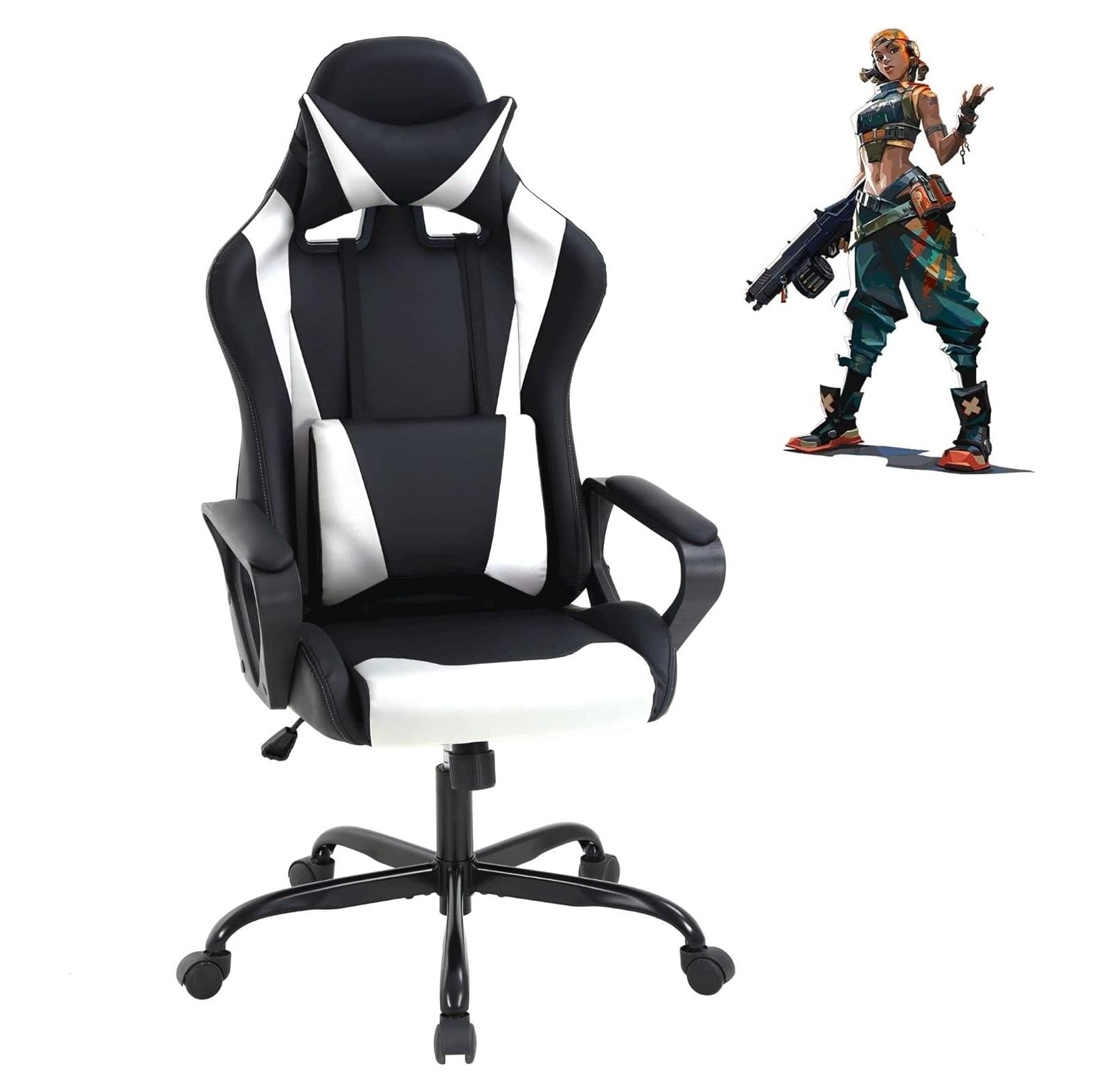 Gaming Chair High Back Computer Chair Racing Office Chair with Lumbar
