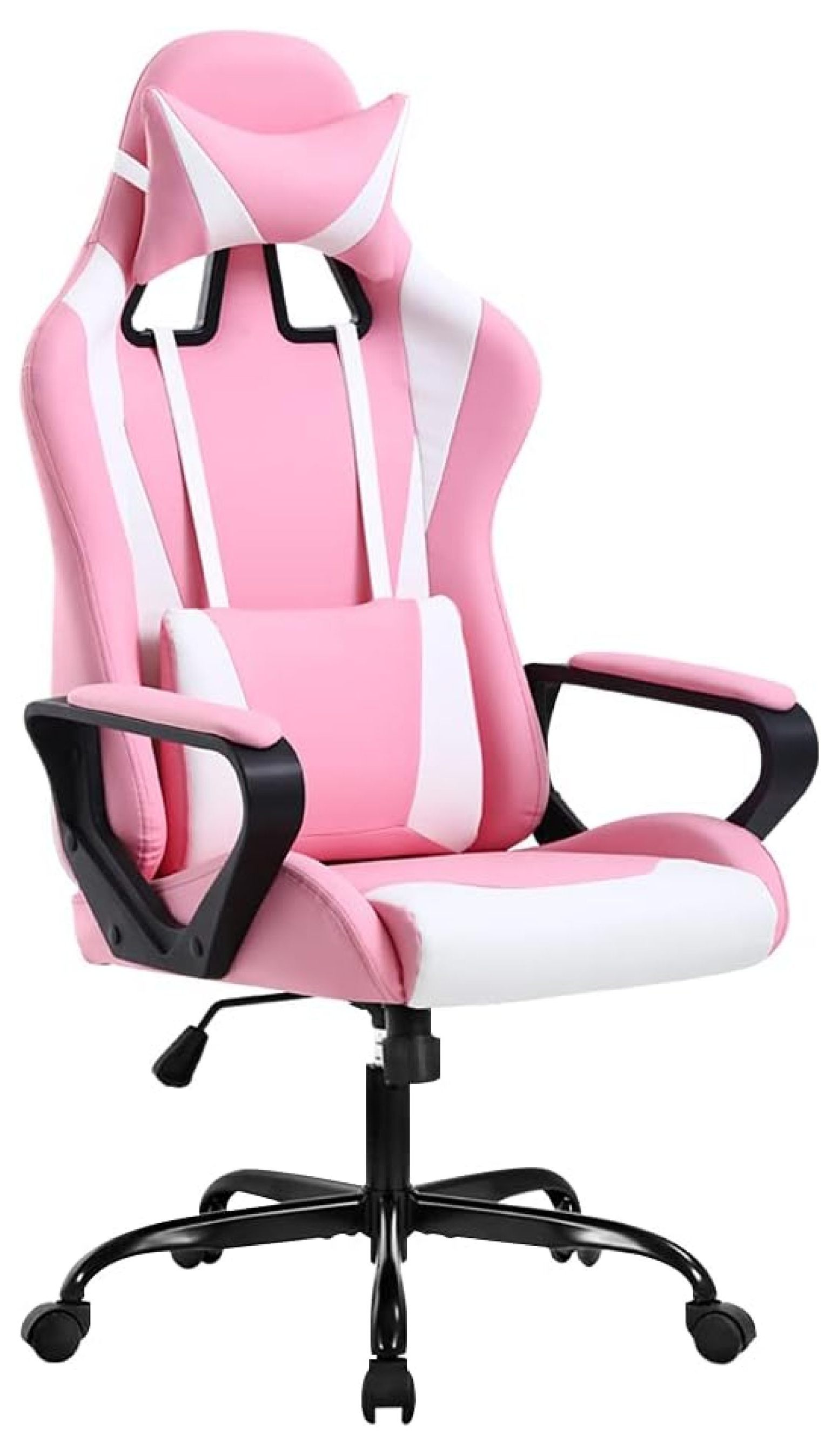 Gaming Chair High Back Ergonomic Leather Office Chair Adjustable Swivel