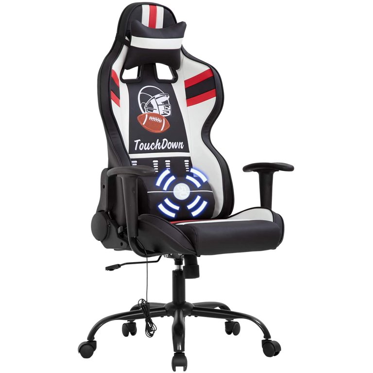 Office Gaming Chair Ergonomic Adjustable Chair Head and Lumbar