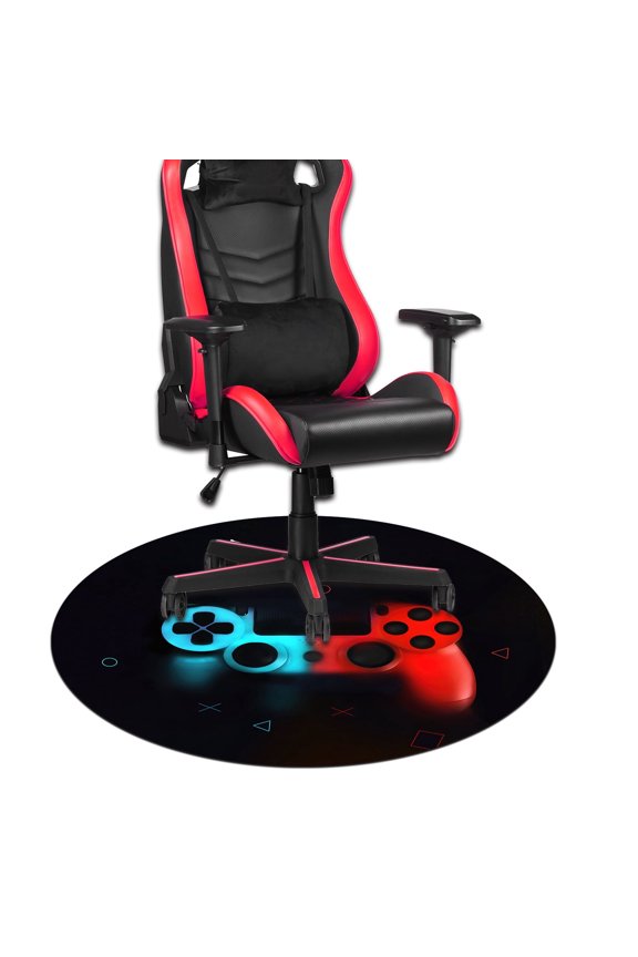 Gaming Chair Mat for Hardwood Floor Anti-Slip Round Office Chair Mat for Carpet Computer Chair Mat for Office Gaming Room