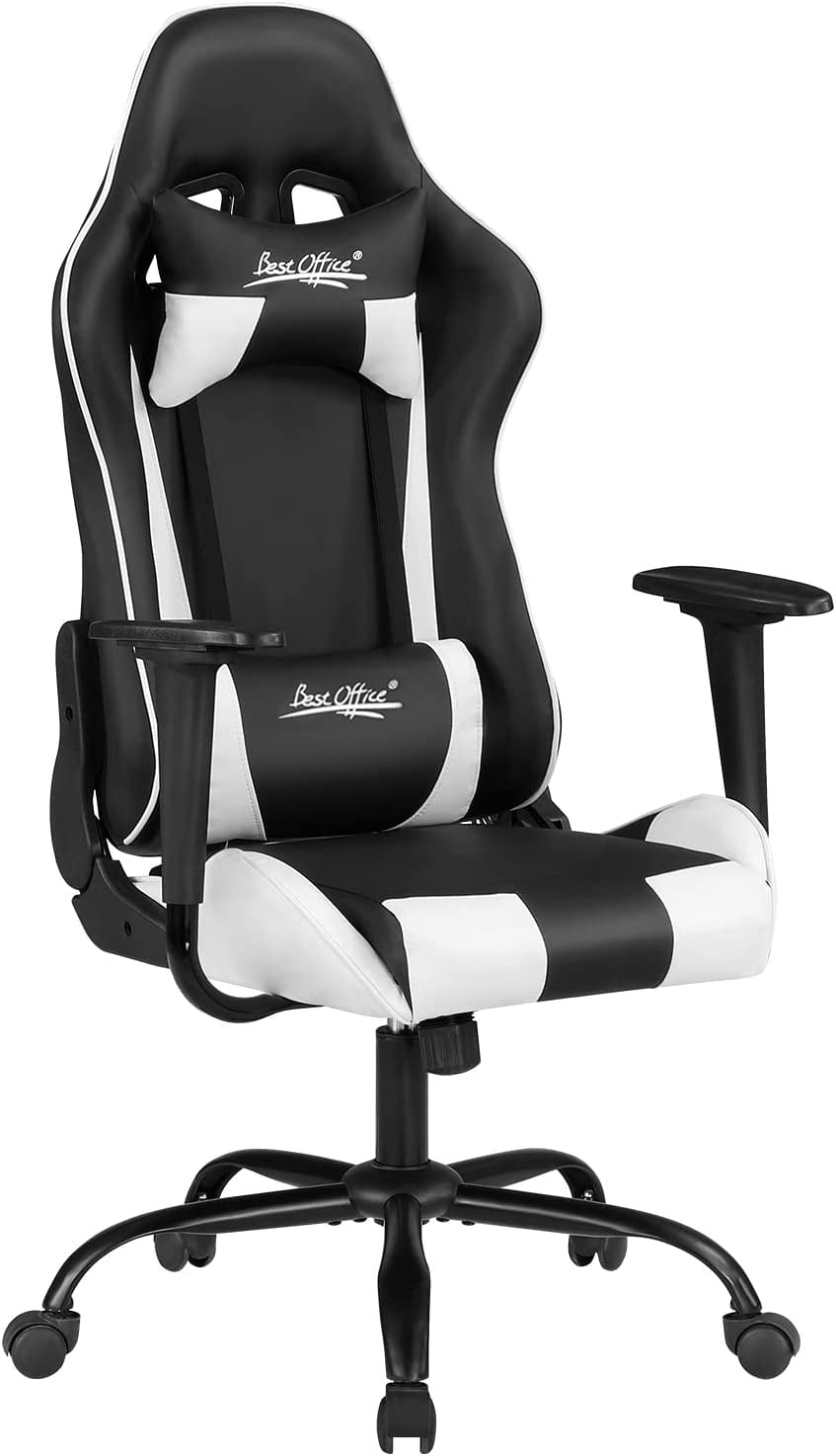 Gaming Chair Office Chair Desk Chair with Lumbar Support Headrest