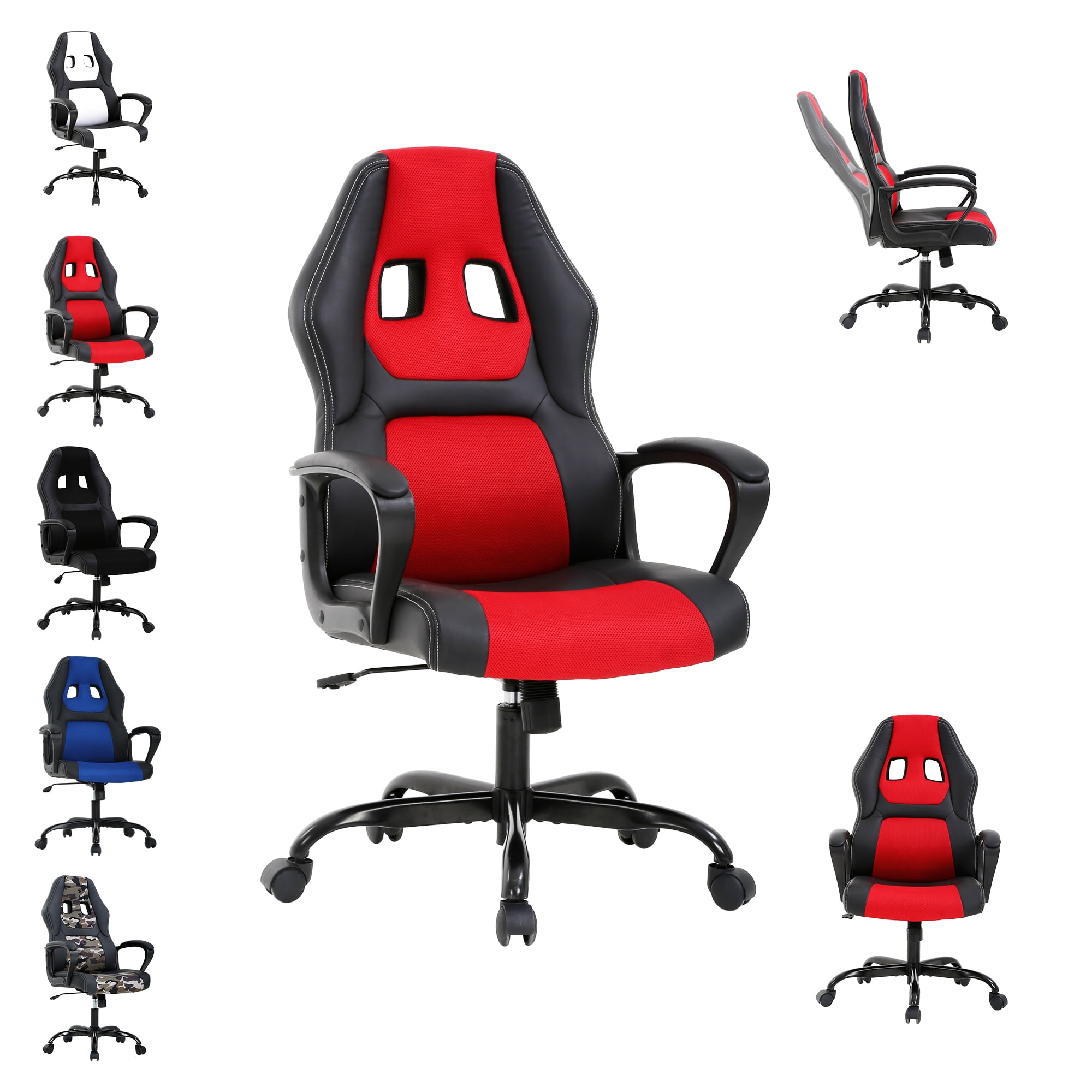 Gaming Chair PC Gaming Chair Gaming Chairs for Adults, Computer Chair PU Leather Office Desk
