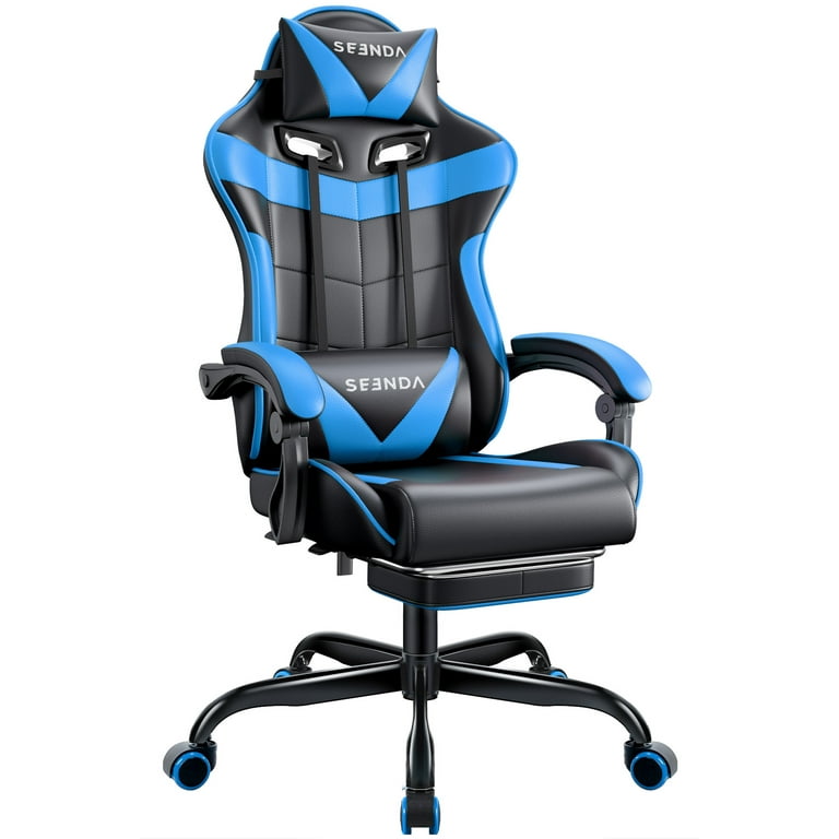Seenda Gaming Chair, Ergonomic Reclining Adjustable Computer Chair