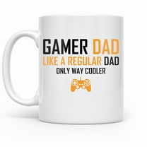 Dad 11 oz Coffee Mug - Like A Regular Dad Only Way Cooler White Ceramic Gift